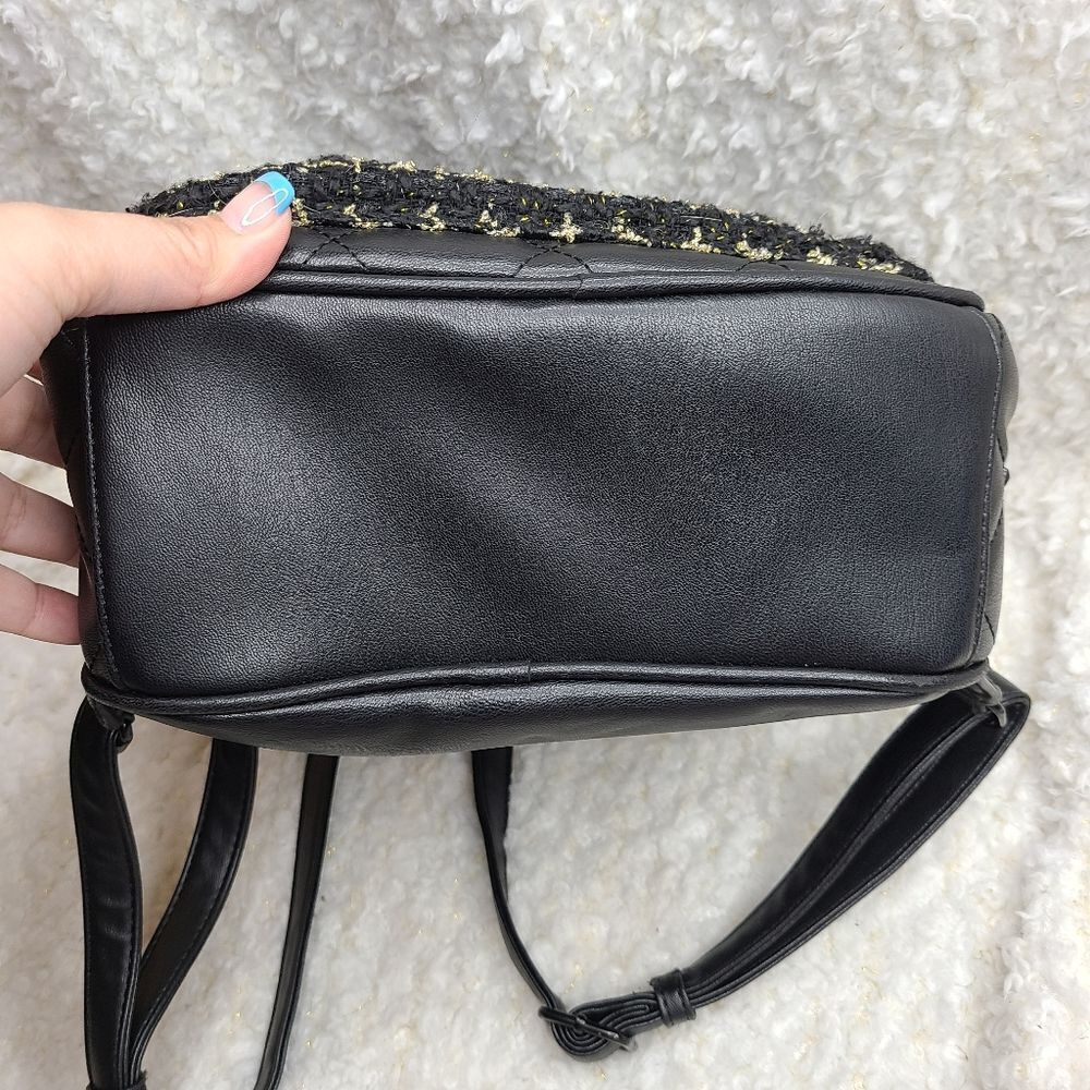Badgley Mischka Studded Tweed-Pocket Backpack‎ - Picture 7 of 7